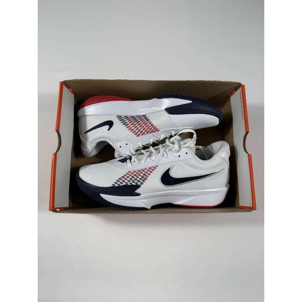 New Nike Air Zoom G.T. Cut Academy Shoes Womens Size 12.5 White Red HM9424-100
